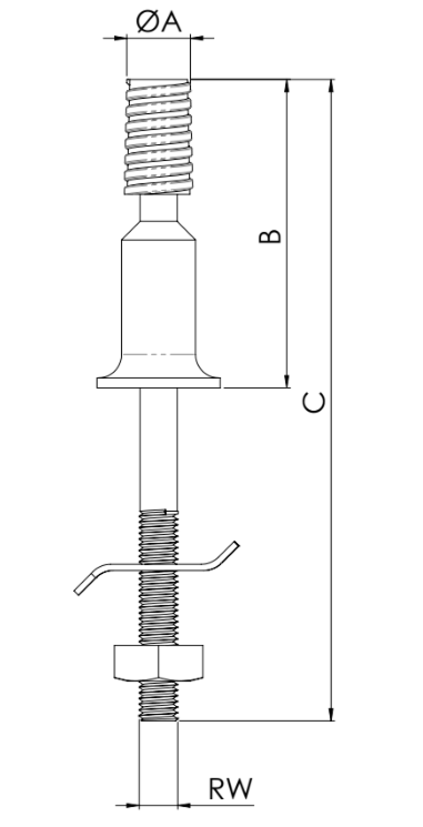 Perno MN 411 C-R