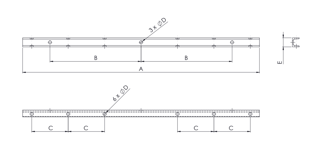 Cruceta Metalica MN 113A
