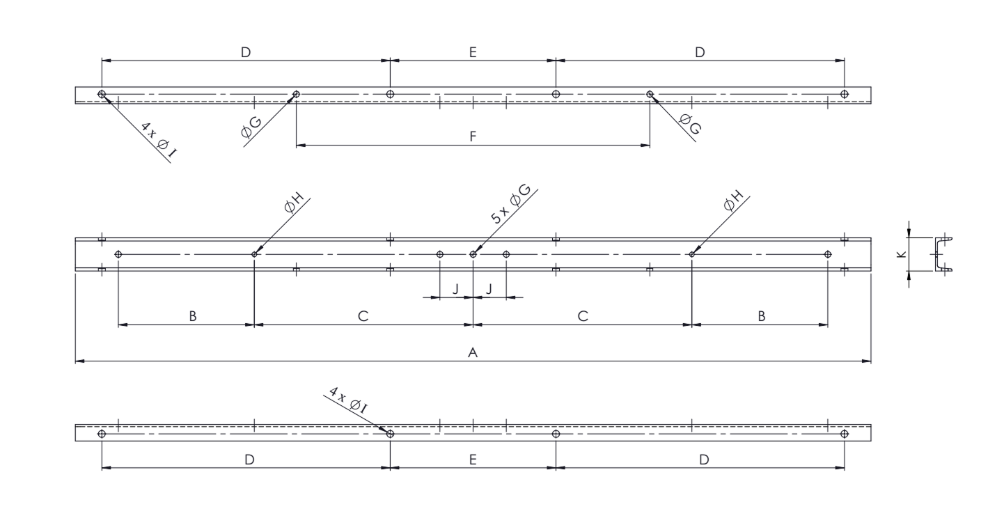 Cruceta Metalica MN 111