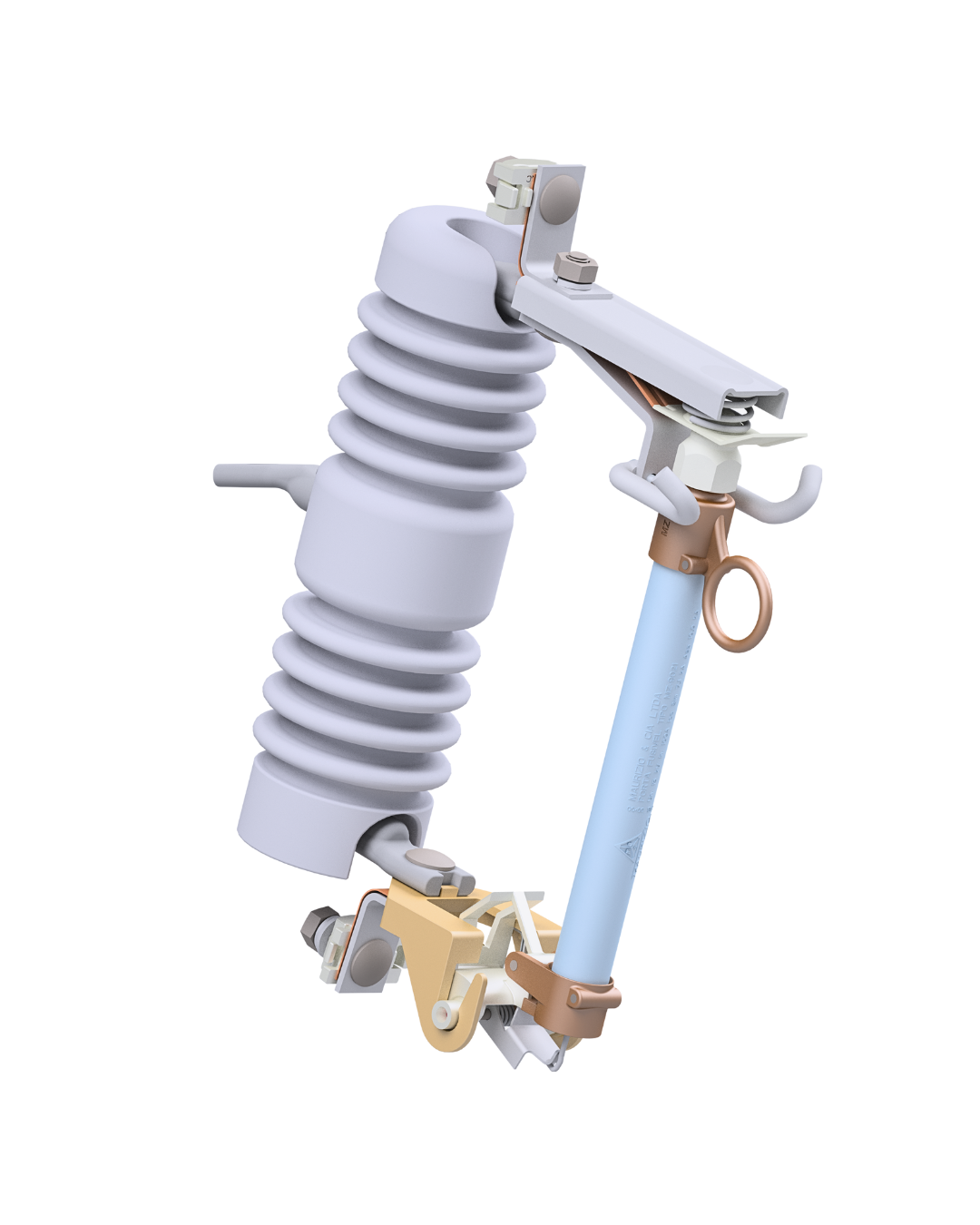 Seccionador Autodesconectador tipo XS 15-24-27-36kV - Porcelana